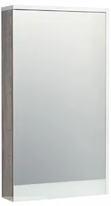 Шкаф-зеркало Aquaton Эмма 45 дуб наварра/белый 1A221802EAD80, 1