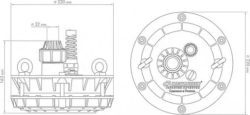 Оголовок скважинный Джилекс ОСП 110-133/32 Хит 6301