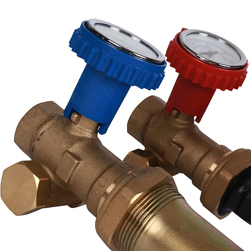 Насосный модуль для твердотопливных котлов 1&quot;в х 1½&quot;н Stout SDG-0014-002502 с насосом Grundfos UPSO 25-65 180