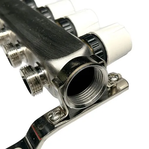 Группа коллекторная без расходомеров 8 отводов 1&quot;в/в x ¾&quot;ек Uni-fitt TECHNO 451W4308