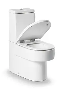 Крышка-сиденье для унитаза с микролифтом Roca Happening белый 801562004 Крышка-сиденье для унитаза с микролифтом Roca Happening белый 801562004, 4