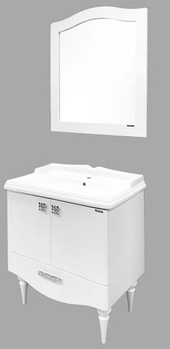 Тумба-умывальник напольная Comforty Монако 80-1 белый 00004136578CF Тумба-умывальник напольная Comforty Монако 80-1 белый 00004136578CF