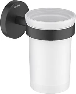 Стакан Aquatek Европа чёрный матовый AQ4104MB, 1