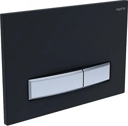 Клавиша смыва для унитаза Aquatek Slim KDI-0000031 кнопки/хром глянцевый, панель/стекло черный Клавиша смыва для унитаза Aquatek Slim KDI-0000031 кнопки/хром глянцевый, панель/стекло черный