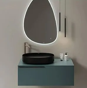 Раковина Kludi Resa O 60x40 черный матовый 58CW2039 Раковина Kludi Resa O 60x40 черный матовый 58CW2039, 3