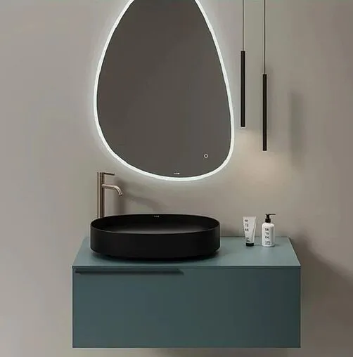 Раковина Kludi Resa O 60x40 черный матовый 58CW2039