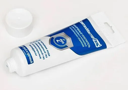 Клей-герметик анаэробный 35г синий СантехМастер Гель 61047