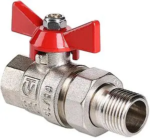 Кран шаровый с американкой 1¼"в x 1¼"н Valtec Base VT.227.N.07 Кран шаровый с американкой 1¼"в x 1¼"н Valtec Base VT.227.N.07, 1