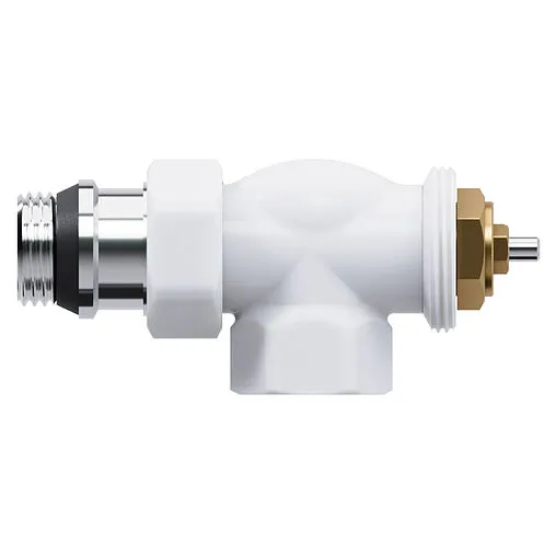 Комплект вентилей терморегулирующих осевых ½&quot; в/н Royal Thermo Design белый RATVDO11212WH