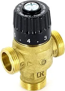 Трехходовой термостатический смесительный клапан ¾&quot; +30...+65°С Kvs 2.3 Uni-Fitt 353G2430, 1