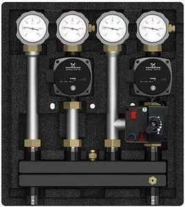 Насосный модуль с прямым контуром и с 3-х ходовым смесительным клапаном 1&quot;н х ¾&quot;в Meibes Kombimix UK_MK M26102EAOSRU без насоса, 1