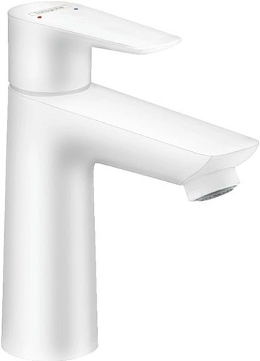 Смеситель для раковины Hansgrohe Talis E 110 матовый белый 71710700