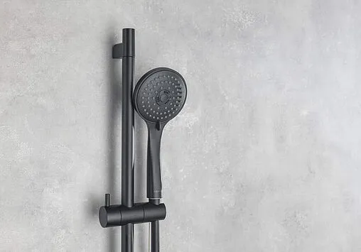 Комплект для ванны 3 в 1 Aquatek Вега чёрный матовый AQ1030MB