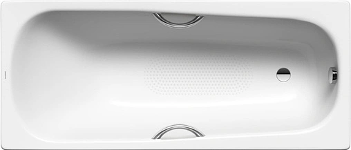 Ванна стальная Kaldewei Saniform Plus Star 160x70 mod. 332 anti-slip (полный)+easy-clean с отв. для ручек белый 133234013001
