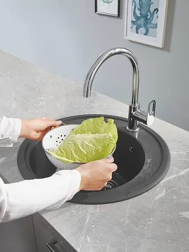 Мойка кухонная Grohe K200-51 серый гранит 31656AT0