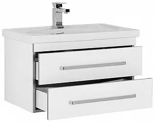 Тумба-умывальник подвесная Aquanet Сиена 70 белый 00186361+00185343 Тумба-умывальник подвесная Aquanet Сиена 70 белый 00186361+00185343, 5