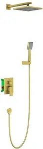Душевая система со смесителем для душа Timo Selene золото матовое SX-2069/17SM Душевая система со смесителем для душа Timo Selene золото матовое SX-2069/17SM, 1