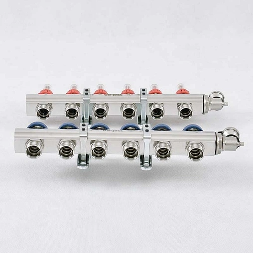 Группа коллекторная с расходомерами 6 отводов 1&quot;в/в x ¾&quot;ек Uni-fitt 440E4306
