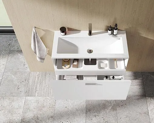 Тумба под умывальник подвесная Ravak SD Clear II 80 белый X000001642