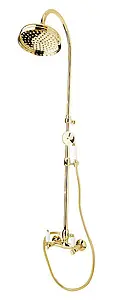 Душевая система со смесителем для душа Cezares First золото/белый FIRST-CD-03/24-Bi Душевая система со смесителем для душа Cezares First золото/белый FIRST-CD-03/24-Bi, 1