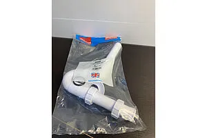 Сифон трубный для раковины Mc Alpine белый MRW8, 5