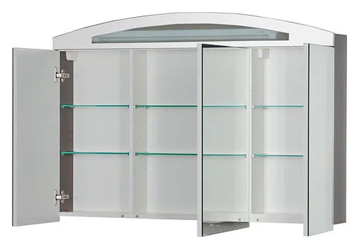 Шкаф-зеркало Aquanet Тренто 120 белый/венге 156445