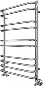 Полотенцесушитель водяной лесенка Lemark Luna П10 500x800 полированная сталь LM41810 Полотенцесушитель водяной лесенка Lemark Luna П10 500x800 полированная сталь LM41810, 1