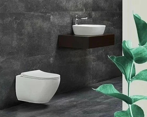 Унитаз подвесной безободковый beWash Bogen белый 88303201