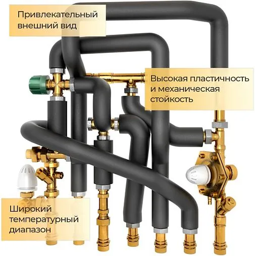 Теплоизоляция для труб 133/19мм черная K-FLEX ST 19133005508