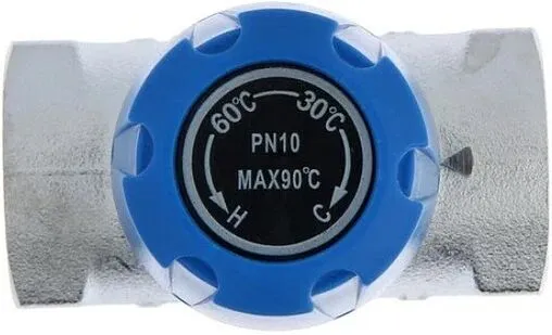 Трехходовой термостатический смесительный клапан ¾&quot; +30...+60°С TIM TMV811-03