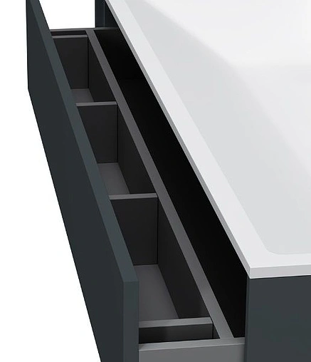 Тумба под умывальник подвесная Am.Pm Inspire 2.0 120 графит M50AFHX1203GM