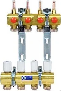 Группа коллекторная с расходомерами 4 отвода 1"в/в x ¾"ек Giacomini R553KY064 Группа коллекторная с расходомерами 4 отвода 1"в/в x ¾"ек Giacomini R553KY064, 1