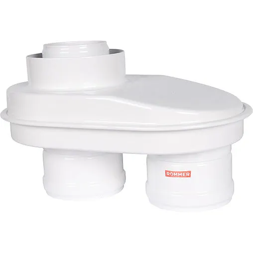 Адаптер разделительный Ø 60/100 x 80/80мм (алюм.) Rommer RCA-8080-250002