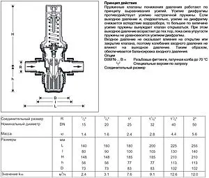Редуктор давления мембранный ½" Honeywell-Braukmann D06FN-½"B HWLARM018 Редуктор давления мембранный ½" Honeywell-Braukmann D06FN-½"B HWLARM018, 2