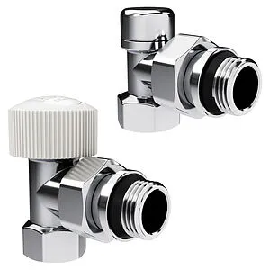 Комплект вентилей терморегулирующих угловых ½" в/н Royal Thermo Design хром RATVDU11212CH Комплект вентилей терморегулирующих угловых ½" в/н Royal Thermo Design хром RATVDU11212CH, 1