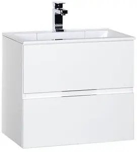 Тумба-умывальник подвесная Aquanet Алвита 60 белый 00184301+00181907, 1