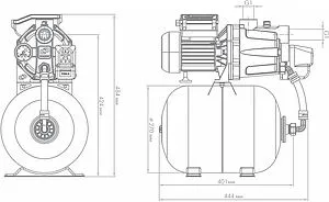 Станция автоматического водоснабжения Джилекс Джамбо 55/35 П-18 4019, 2