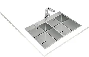 Мойка кухонная Teka ForLinea RS15 2B 740 POLISHED нержавеющая сталь полированная 115030011, 4