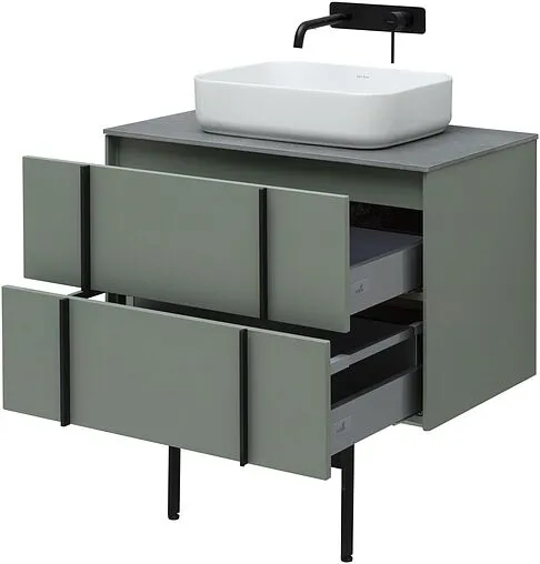 Тумба-умывальник подвесной Allen Brau Reality 80 олива 1.32005.CGM+