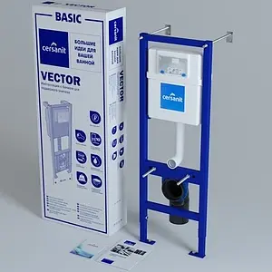 Инсталляция для подвесного унитаза Cersanit Vector S-IN-MZ-VECTOR Инсталляция для подвесного унитаза Cersanit Vector S-IN-MZ-VECTOR, 3