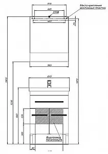 Тумба-умывальник напольная Aquanet Сиена 60 белый 00186363+00185476 Тумба-умывальник напольная Aquanet Сиена 60 белый 00186363+00185476, 3