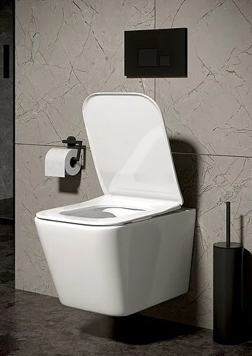 Унитаз подвесной безободковый Toni Arti Noche белый TA-NE5335