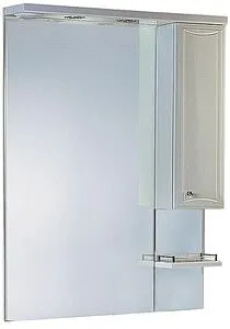 Шкаф-зеркало Aqwella Barcelona 80 белый Ba.02.08, 1