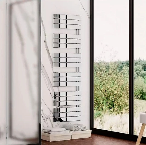 Полотенцесушитель водяной лесенка Lazzarini Pieve 1680х550 полированная сталь 386309