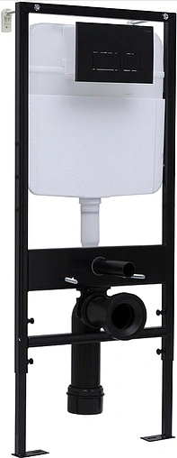 Клавиша смыва для унитаза Logan Space 00297680 черный матовый