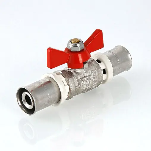 Кран шаровый для мп трубы 16мм x 16мм Valtec VT.243.N.1616