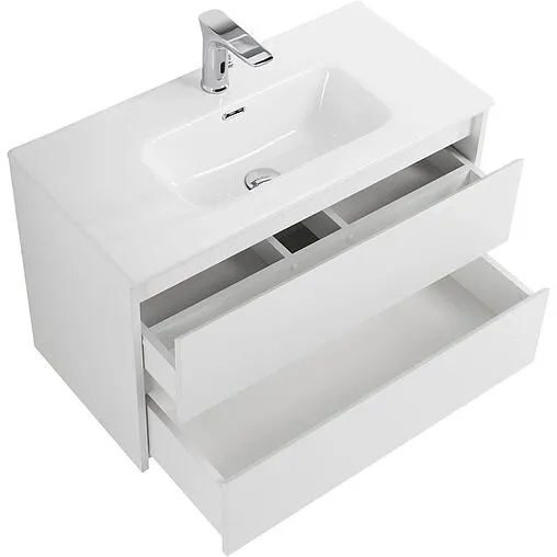 Тумба под умывальник напольная BelBagno KRAFT 80 Bianco Opaco KRAFT39-800/390-2C-PIA-BO