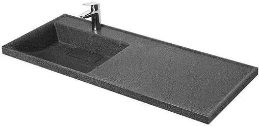 Раковина Aquaton Лондри 120 L графит 1A72843KLH21L