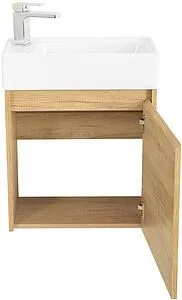 Тумба-умывальник подвесная BelBagno KRAFT MINI 50 R Rovere Nebrasca Nature KRAFT MINI-500/260-1A-SO-RNN-R+7045-KL, 5