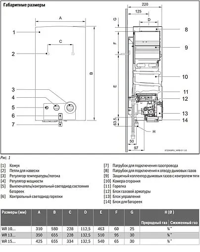 Водонагреватель проточный газовый Bosch Therm 4000 O WR15-2 B23 S5795 7703331748